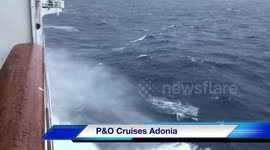 After a hurricane at Sea on a P&O Cruise Ship - Inc Flying Sun Loungers
