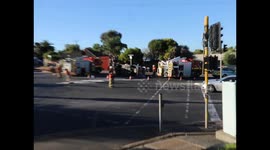 Car Roll Over Grand Junction Rd Adelaide