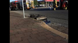 Car Roll Over Grand Junction Road Adelaide
