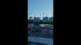 Downtown Atlanta traffic time lapse