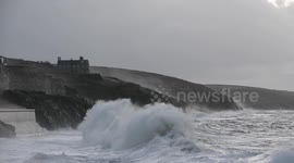 National Trust closes coastal footpath on Cornish coast