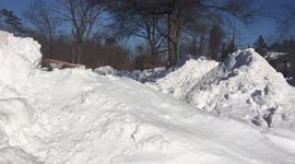 Snow removal post Blizzard