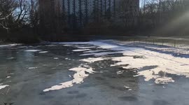 Huge Frozen Pond