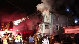 River St. House Fire (Waterbury, CT) 12/29/17