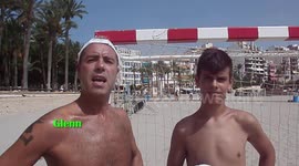 Penalty Shootout On The Beach