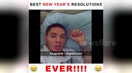 Newsflare Edit - Very funny new years resolutions