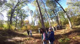 Kids Get Crazy Outside on An Adventure Course