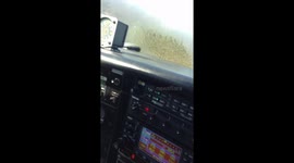 Pilot captures terrifying moment plane crash-lands