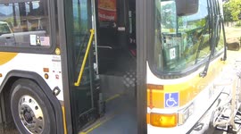Unruly passenger gets kicked off bus in Hawaii