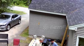 drone stuck in tree