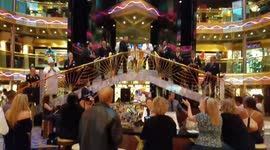 The Captain's dinner, an evening of elegance on cruise ship.