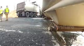 Truck and train collide in Pennsylvania