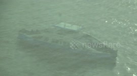Weird ghost ship caught on film