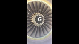 Boeing 737-800 NG engine CFM56-7B windmilling