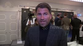 Eddie Hearn reveals Anthony Joshua v Tyson Fury could happen in the summer or winter of 2018