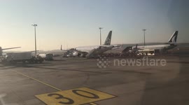 Landing the plane at Ataturk airport