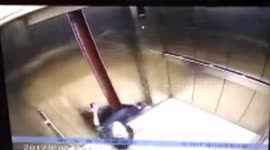 Chinese woman with leg stuck in elevator is dragged up three floors