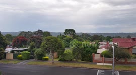 Rain in Eastern Suburbs of Melbourne, Victoria, Australia