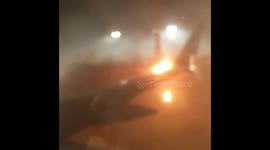 Terrified passengers scream as two planes collide at Toronto airport