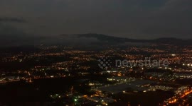 night flight in Costa Rica