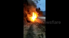 Rocket debris from Chinese space launch crashes near houses