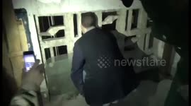 Firefighters free alleged drunk man with head stuck in fence