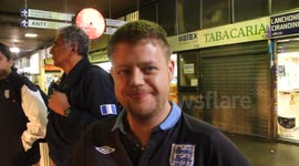England fan in Belo Horizonte