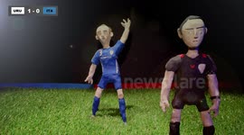 Zombie Suarez bites Chiellini in World Cup