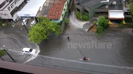 Heavy flooding in Recife, Brazil