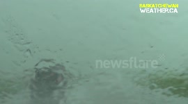 Torrential Downpour Causes Near Zero Visibility in SK! (June 29th, 2014)