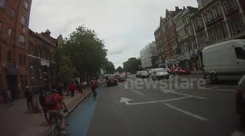 London Metropolitan Police - Operation Safeway - Taxi gets spoken to