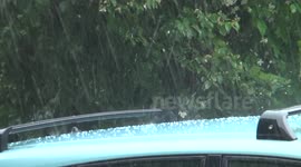 Hailstorm in July!