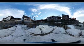 Timelaspe on the Miyagawa river, in the town of Takayama Japan