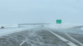 Tricky Highway Conditions in Winter
