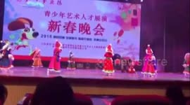 Toddler falls asleep twice on stage during New Year show rehearsals
