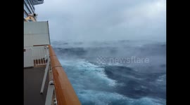Norwegian Breakaway in 43' waves
