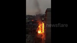Large gas explosion caught on camera in China