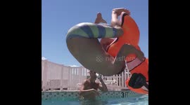 Slowmo ally-oop flip