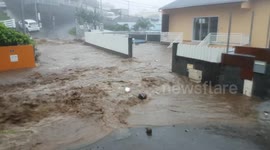 Cyclone Berguitta causes severe flooding in La Reunion