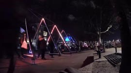 Lumiere London: The Wave: Southbank: Timelapse