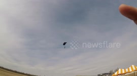Tandem skydive BAD landing