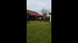 Bungee jumping czech prank 23-12-2017