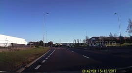 Bad driving in the UK Scotland reversing on dual carriageway!