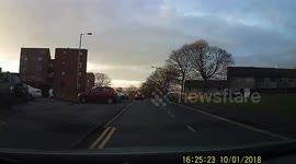 Bad driving in the UK Scotland