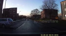 Bad driving in the UK Scotland