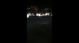 Trafalgar Square london lumiere 2018