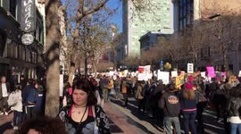 Women’s day march, San Francisco. Jan 20, 2018