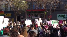 Women’s day march, San Francisco. Jan 20, 2018