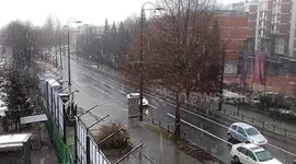 Snow in Sarajevo