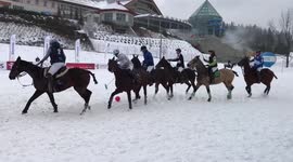 Snow Polo Goal!!!